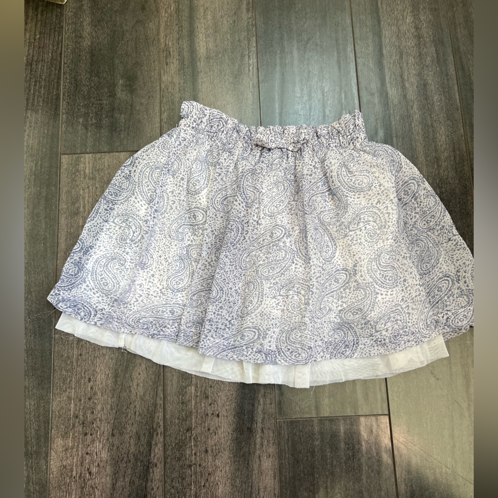 Buissinnière & Girl Paisley Print Skirt